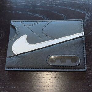 Nike Black and White Card Holder Key Wallet